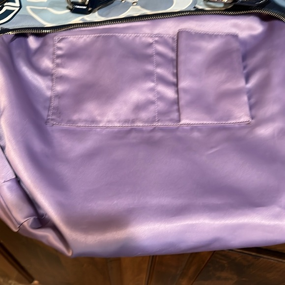 COACH POPPY EUC BLUE  APPLIQUE GLAM SET TOTE - Picture 12 of 13